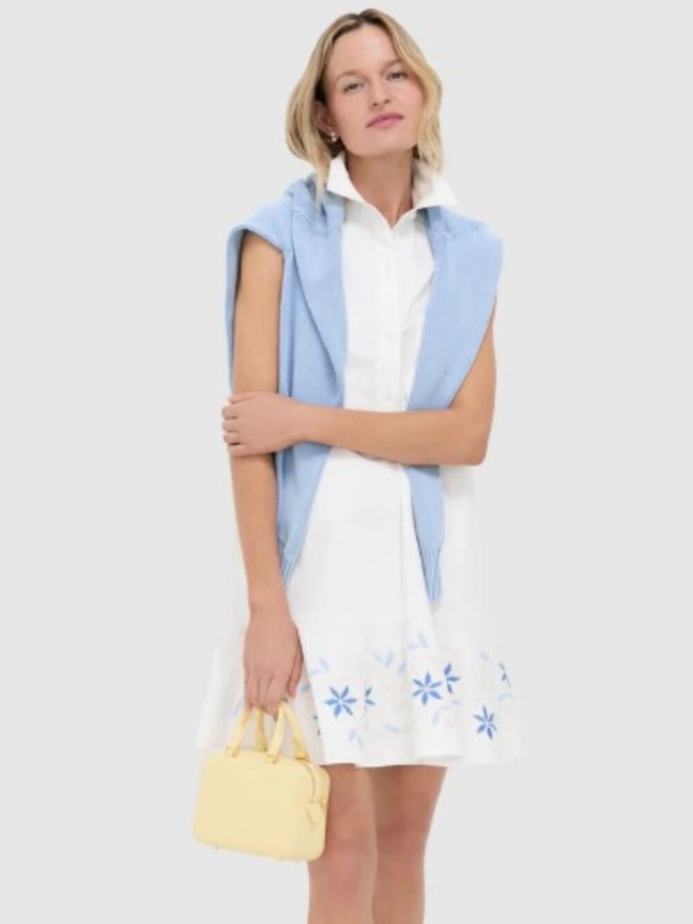 Tuckernuck White Embroidery Sleeveless Callahan Dress